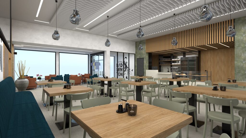 Vstupní hala – vizualizace